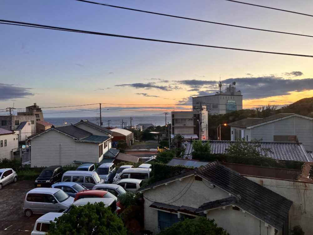 伊豆大島・ゲストハウスオアシスアイランドゲートのお部屋からの景色